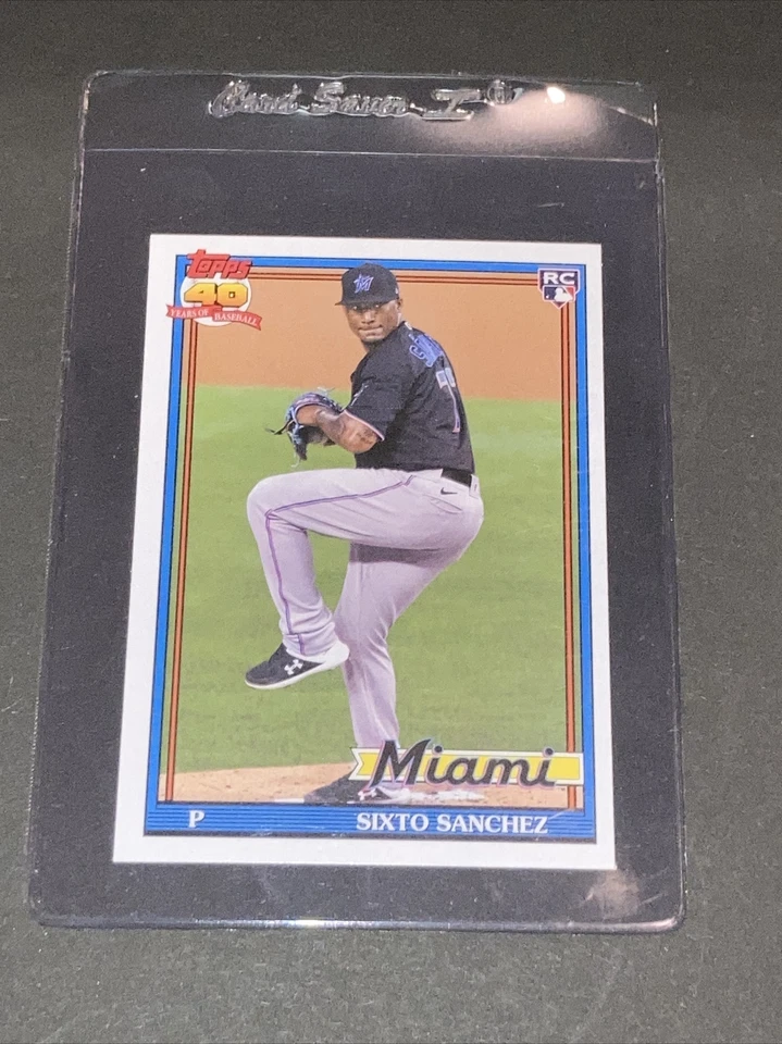 Sixto Sanchez 2021 Topps Archives RC ROOKIE #188 MARLINS - Image 1 of 2