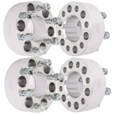 4 Pcs 2" Wheel Spacers 6x4.5 1/2"x20 For 1991-2004 Dodge Dakota 1999 2003 2001 - Image 1 of 4