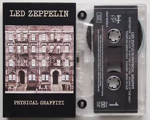 LED ZEPPELIN - PHYSICAL GRAFFITI (ATL. 7567924424) 1995 EUROPE CASSETTE REISSUE - Picture 1 of 4