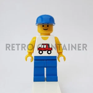 LEGO Minifigures - 1x trc002 - Trucker - Town Omino Minifig Vintage 6395 6660 - Picture 1 of 1