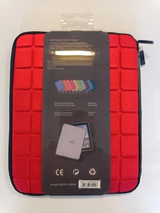 10" Inch Neoprene Sleeve Case Cover Bag For 10" inch Laptop Tablet iPad Red - Picture 1 of 6