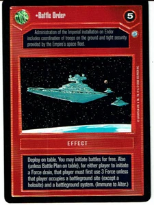 STAR WARS CCG TOURNAMENT FOIL, BATTLE ORDER - Picture 1 of 1