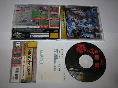 NFL Quarterback Club '97 Sega Saturn Japan import +spine card reg card US Seller - Image 1 of 4