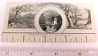 Lovely Steel Engraved One-Eight of A Yard Measure Mill Scene Victorian Card F49