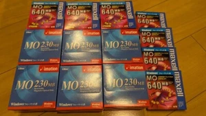 [ New ] MAXELL MO 640MB & IMATION MO 230MB Magneto Optical Disk lot of 49 - Afbeelding 1 van 2