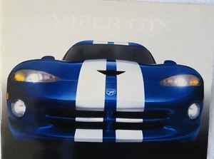 1996 Dodge Viper GTS Dealer Sales Brochure Literature OEM - Bild 1 von 4