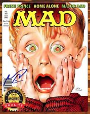 Mad Magazine - Macaulay Culkin - 1991 - Autograph Reprint - Metal Sign 11 x 14
