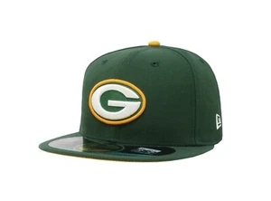 New Era 59Fifty Men Women Cap Green Bay Packers Green Yellow Sideline 5950 Hat - Picture 1 of 5