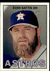 2016 Topps Heritage Evan Gattis Houston Astros #77 4 Card Lot - Picture 1 of 2
