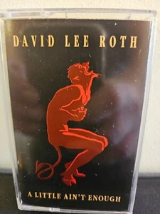 DAVID LEE ROTH A Little Ain't Enough 1991 CASSETTE TAPE EX-VAN HALEN HARD ROCK - Picture 1 of 5