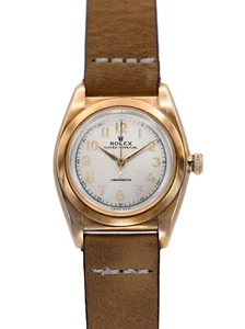 Rolex - 3131 Bubble Back 14KY Pre-Owned Men's Watch - 7057 - Picture 1 of 3