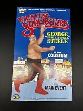 1986 George The Animal Steele POSTER LJN WWE Wrestling Superstars Near Mint
