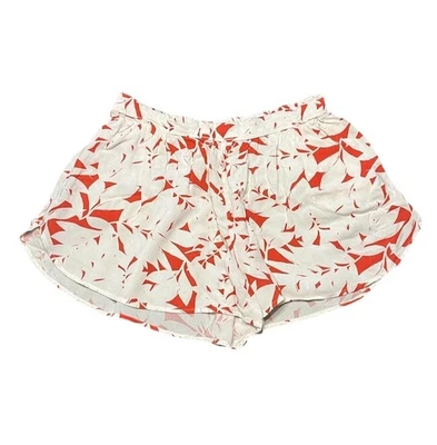 Roxy Off White Shorts Red Casual NWOT Small - Image 1 of 4