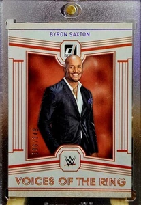 2023 Panini Chronicles WWE - Voices of the Ring Byron Saxton #197 Purple /349 - Picture 1 of 4