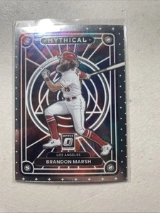 Donruss Optic Mythical Holo 2022 #MTH-2 Brandon Marsh - Los Angeles Angels - Imagen 1 de 2