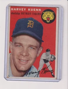 1954 TOPPS #25 HARVEY KUENN IN VG/EX CONDITION - DETROIT TIGERS - Picture 1 of 1