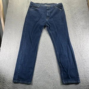 Wrangler Jeans Herren 40x32 Blau Denim Baumwolle Straight Stretch Workwear Mid-Rise - Bild 1 von 9