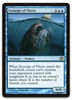 Scourge of Fleets #51 (LP) Journey Into Nyx JOU Magic MTG - Image 1 of 2