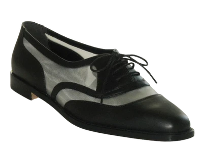 Mocasín Derby Manolo Blahnik VITROL Cuero Napa Nuevo con Etiquetas Hecho en ITALIA 40,5 Precio de venta sugerido por el fabricante 995 USD Foto 1 de 4