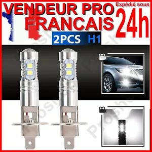 2 Ampoule H1 10 SMD LED Blanc Xenon pour Feux Anti Brouillard Phare Lampe - Foto 1 di 8