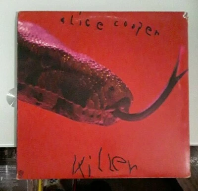 alice cooper  KILLER calendar white label promo warner bros bs 2567  hole punch - Image 1 of 4