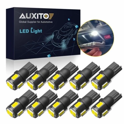 Lámpara de matrícula LED AUXITO 168 2825 194 T10 para Chevrolet Silverado 1500 2024 Foto 1 de 4
