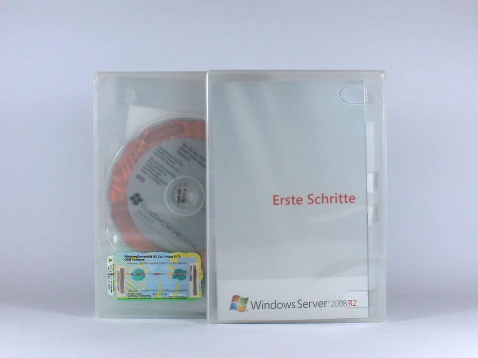 Microsoft Windows 2008 Server Standard R2/x64 mit 5 CALs SB Vollversion, deutsch - Bild 1 von 1