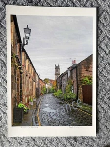 Cobblestone Circus Lane - Edimburgo - Escocia firmado por el fotógrafo - ME. - Imagen 1 de 1
