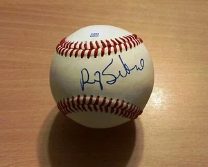 Ben-Hur Rodrigo Santoro Signed Baseball COA - Picture 1 of 1