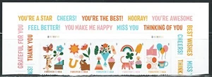 US Strip of 5 Thinking of You Forever Stamps Set,Scott#5803-5807, (MNH). - Picture 1 of 1