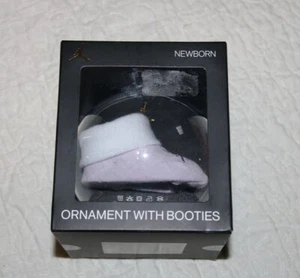 Baby Girl Nike Ornament with Booties Pink Jordan Jumpman Newborn New 0-6 Mos - Picture 1 of 6