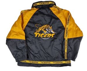 Tigers Yellow Black Mens XL Jacket Single Stitch Vintage Retro Richmond AFL