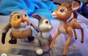McDonalds Happy Meal Spielzeug 1988 - Disney Bambi (unvollständiges 3er Set). - Bild 1 von 5