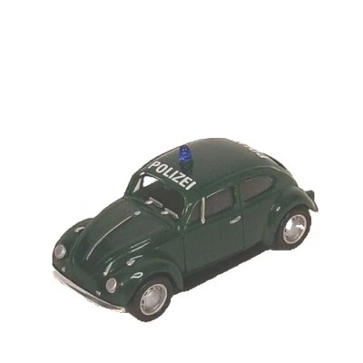 Herpa VW Volkswagen Beetle Police Kafer escala 1:87 verde excelente estado Foto 1 de 4