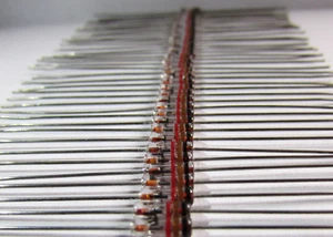 Diodi legati oro germanio 1N34A ITT, BKC, MICROSEMI (100 pezzi) MIGLIOR AFFARE U.S.A. - Foto 1 di 23