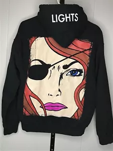Lights Poxleitner Bokan Rare Exclusive Pin Up Anime Logo Hoodie zip up sz MD - Picture 1 of 5