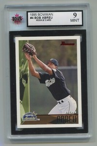 1995 BOWMAN #4 BOB ABREU KSA 9 (ROOKIE)