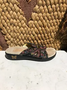 Alegria Multicolored Strappy Leather Womens Sandals US Women Size 8-8.5 - Picture 1 of 8