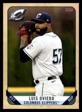 2023 Choice Luis Oviedo  Team Set Card  Columbus Clippers
