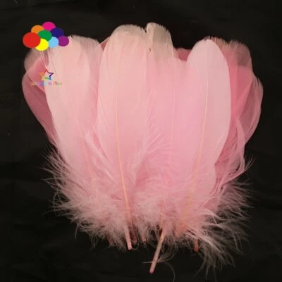 38 Colors Soft 100 Pcs Goose Feathers 13-18 Cm/5-7 Inch Diy Props Decor Headress - Image 1 of 4
