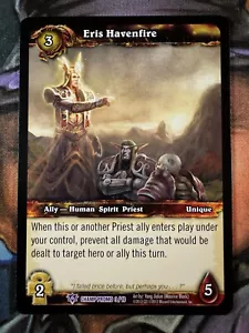 World of Warcraft TCG Champ Promo 3/10 Eris Havenfire - Imagen 1 de 2