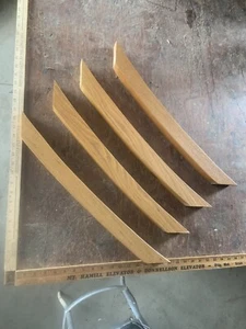 4 Vintage Arbeitsplattenstreben Eiche 23" lang Regalstreben  - Bild 1 von 5