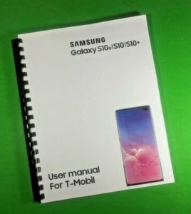 Manuel du propriétaire pour Samsung Galaxy S10e S10 S10+ pour téléphone mobile T 182 pgs - Photo 1 sur 1