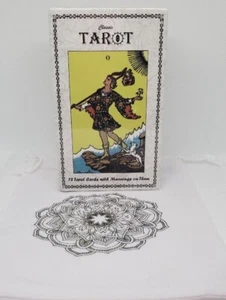 Tarot Deck With Drawstring Bag New In Plastic Classic Tarot Design As Pictured - Picture 1 of 7