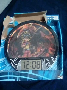 Bakugan Battle Brawlers Digital Wall Clock 3D Lenticular Graphics With 2 Scenes - Picture 1 of 2