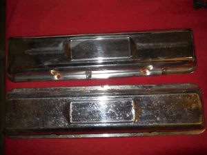 1965 - 66 Chevrolet Chevelle El Camino Nova factory L79 327 chrome valve covers - Picture 1 of 9