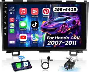 [2+64GB] Car Stereo Radio for Honda CRV 2007-2011 5G WiFi Android 12 Backup Cam - Foto 1 di 9