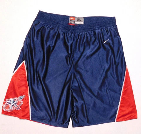 Vintage 1996 HOUSTON ROCKETS Authentic NIKE Reversible NBA Basketball Shorts XL Cover