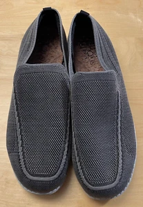 US 15/EU 49 Itazero Comfort Mens Slip On Gray/Black Removable Inner Soles - Picture 1 of 14