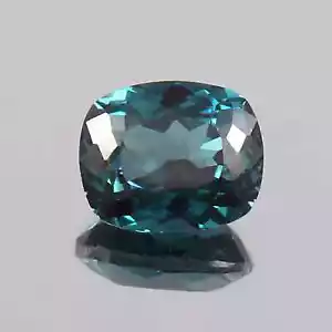 10x8 MM Natural Blue Green Shiny Tourmaline Cushion Cut Brazilian Loose Gemstone - Picture 1 of 4